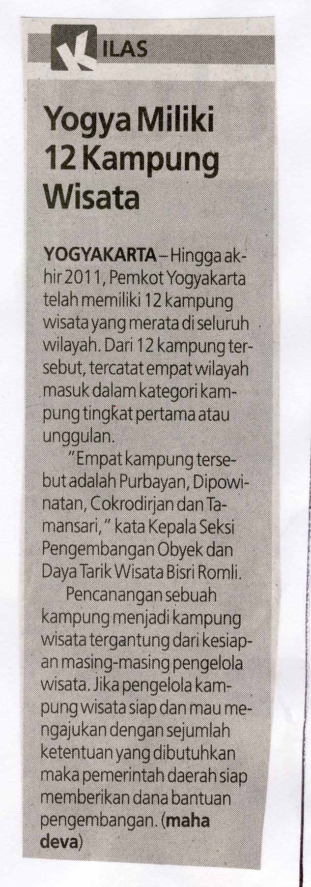 Kliping jogja terbaru
